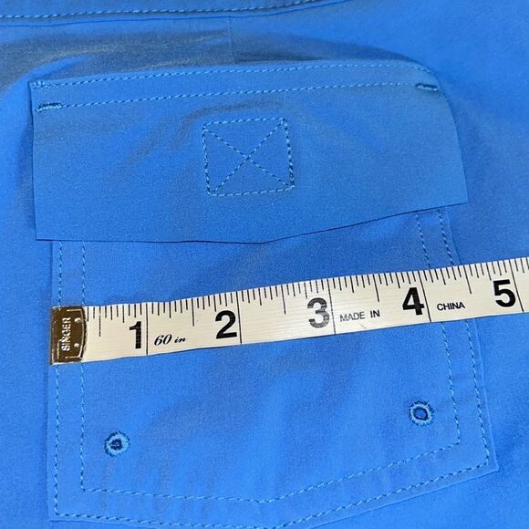 Lands’ End 🏄🏻‍♀️ Board Shorts 🩳 in French Blue Tie Waist Secure Back Pocket - Picture 13 of 17